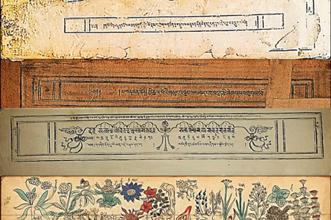 Examples of ancient medical books with Mongolian authors were used in the study (All six books were stored in Bold Sharav’s private library).